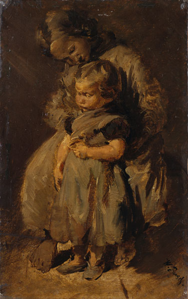 Die beiden Schwestern (Zwei Kinder) from Wilhelm Busch