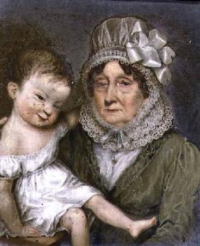 Mother of Agnes FitzHerbert with one of her grandchildren